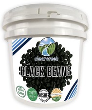 Clear Creek Black Beans 25 lb Bucket