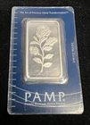 50 gram PAMP Swiss Rose .999 Silver Rose in Assay CERTIFIED