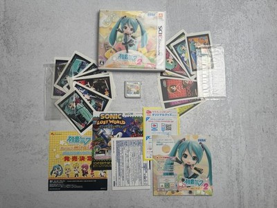 Hatsune Miku Project Mirai 2 Nintendo 3DS Japanese Import w/ AR Cards US SELLER