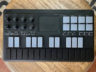 Pre-Owned Korg nanoKEY Studio Bluetooth and USB MIDI Keyboard Controller Black