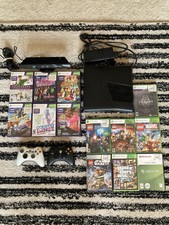 Microsoft Xbox 360 S Slim 250GB Black Kinect Bundle With Games And 2 Controllers