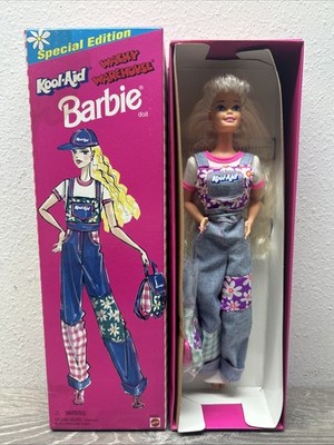 BARBIE KOOL-AID WACKY WAREHOUSE SPECIAL EDITION MATTEL 1995 NEW DISTRESSED BOX