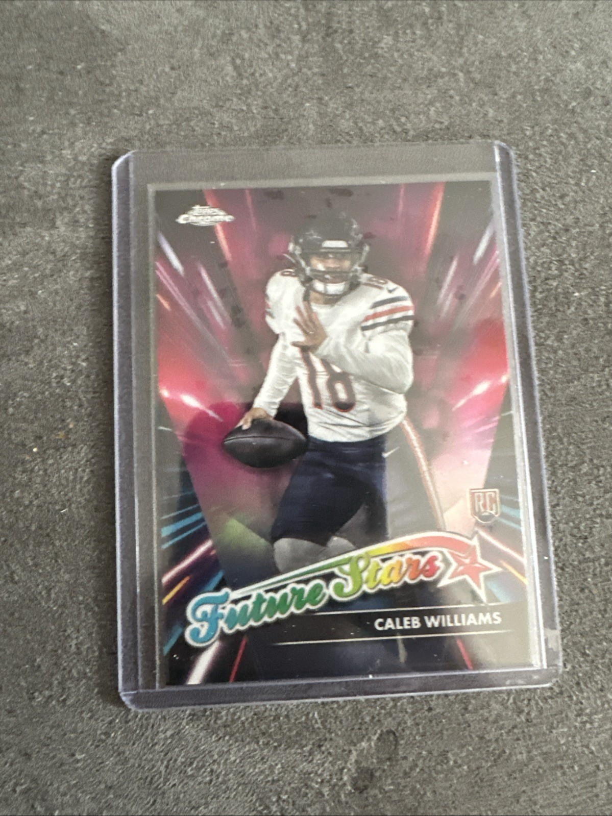 2024 Topps Chrome - Future Stars Caleb Williams #FS-1 Pink Refractor (RC)