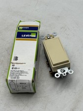 Leviton Decora Plus 4-Way Rocker Switch 20A Ivory 5624-2I Grounding 120/277V AC