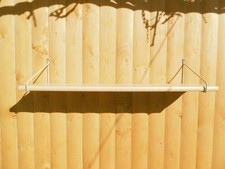 String Regal Kiefer 2x Leitern grau - 1 x Brett - HBT - 80 x 20 x 2 cm gesamt