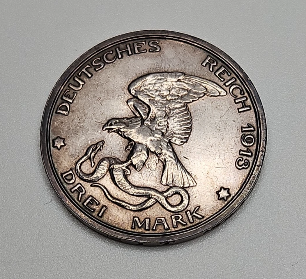 ドイツアコ-デオン1890年代後半〜1910年 KALBE'S IMPERIAL Deutsches Reich Mark Indiana German Empire Coins (1871-1918) for