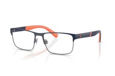 New Polo Ralph Lauren Man Rectangle Eyeglasses PH1215 Shiny Blue/Gunmetal 56mm