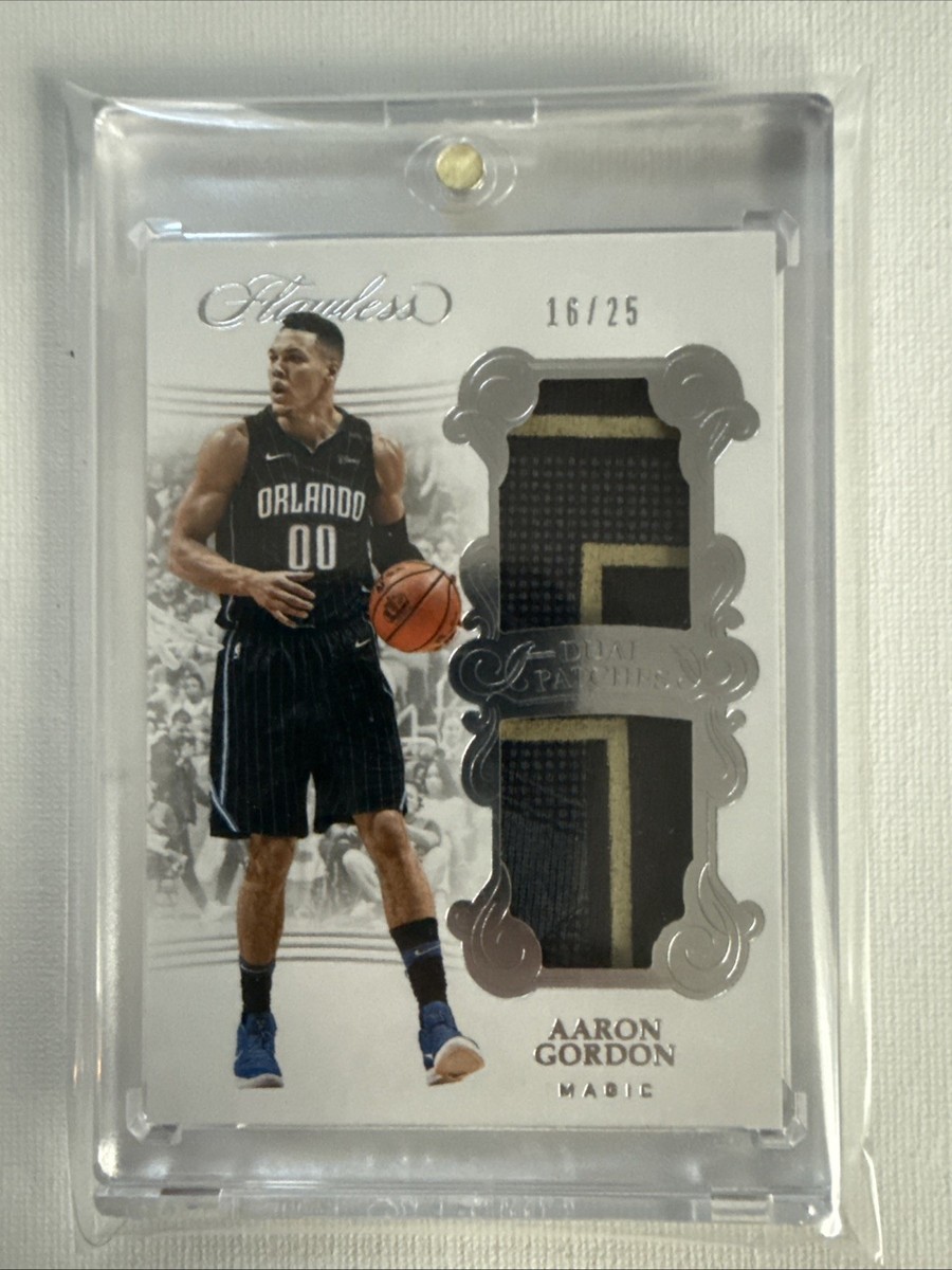 2017-18 Panini Flawless Aaron Gordon Dual Patches Orlando Magic 