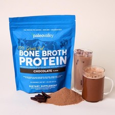Grass Fed Bone Broth Protein Powder Chocolate Collagen Paleo Keto 20oz