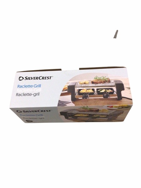 Raclette Grill Mit HeißE Stein FüR 2 Personen 350 Watt Silvercrest Ohne Deko-image
