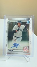 2020 Bowman Chrome Anthony Garcia Auto 1st #CPA-AG Yankees