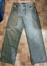 Vintage Custom Bugle Boy Carpenter Jeans Baggy Hip Hop Wear 34x34