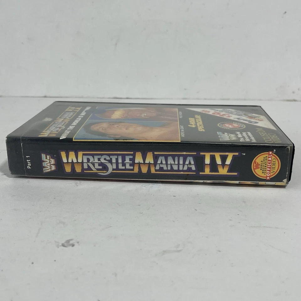 WWF Wrestlemania IV VHS Pop Up Package Hulk Hogan Andre The Giant - Part 2 Only - Image 4 of 4