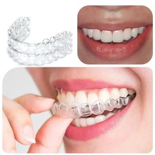 2/4pcs Dental Mouth Guard Set Upper and Lower Gum Shield Night Teeth Grinding