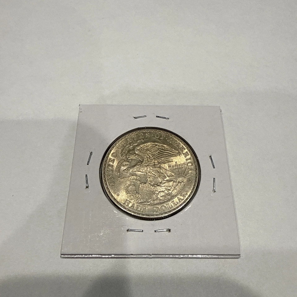 1918 Lincoln Illinois Commemorative Silver Half Dollar 50C Coin BU Uncirculated - Image 2 of 4