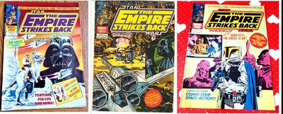STAR WARS-THE EMPIRE STRIKES BACK WEEKLY #118+127+129 (1980) 1st Boba Fett Cover