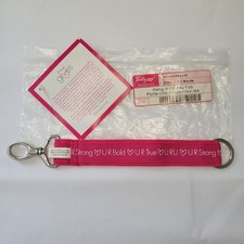 NWT Thirty-one Hang-It-Up Key Fob Pink U R U Words Thirty One Gives