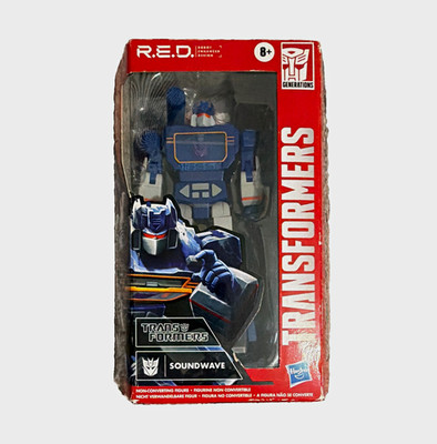 Hasbro Transformers R.E.D. Soundwave Action Figure w/ Blaster & Alt Hands