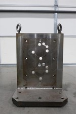 Welded Steel CNC Tombstone Angle Plate Fixture with Gussets Workholding