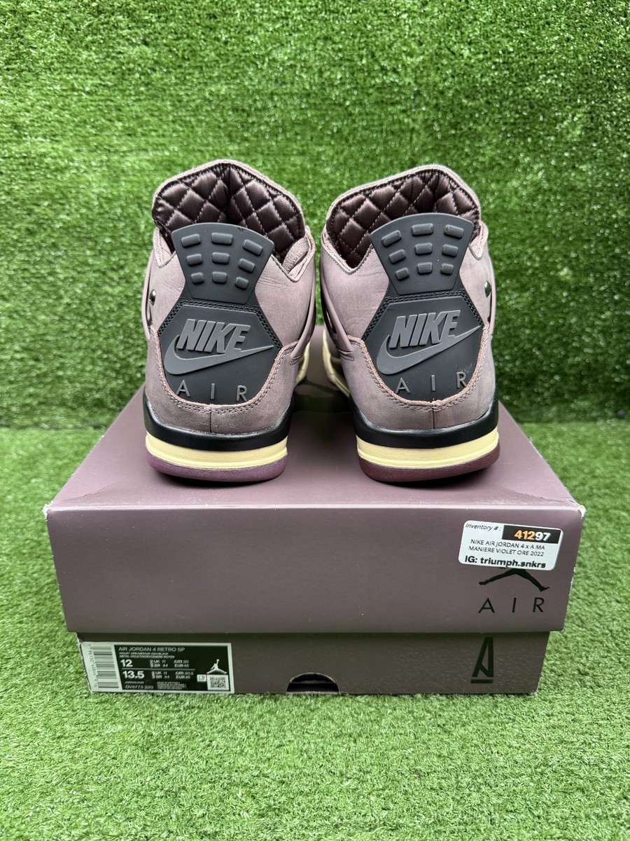 Size 12 - Jordan 4 Retro x A Ma Maniere Mid Violet Ore | eBay