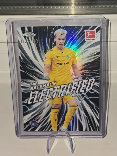 Mio Backhaus 02/10 Electrified Topps Chrome Bundesliga 2025/2026 Near Mint