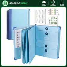 Expanding File Folder Document Organizer for A4 and Legal Size Papers
