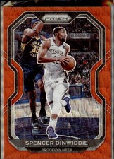 2020-21 Panini Prizm #12 Spencer Dinwiddie Ruby Wave Prizms B1