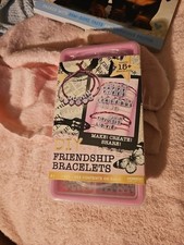 DIY FRIENDSHIP BRACELET Kit Makes 15+ Bracelets  w/storage box charms thread NEW