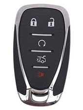 Remote Smart Key Fob Shell Case Fits for 2016 2017 2018 2019 5 Buttons Black