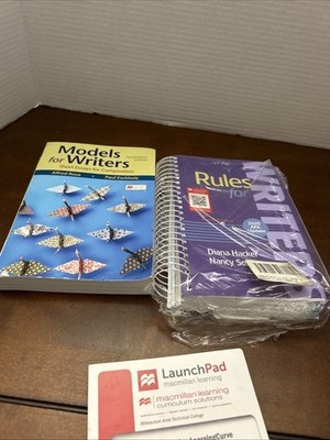Rules for Writers Ninth Edition And Models For Writers Lot Of 2 New