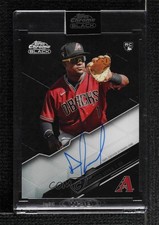 2020 Topps Chrome Black Chrome Black Auto Domingo Leyba #CBA-DLY Auto 1e0a