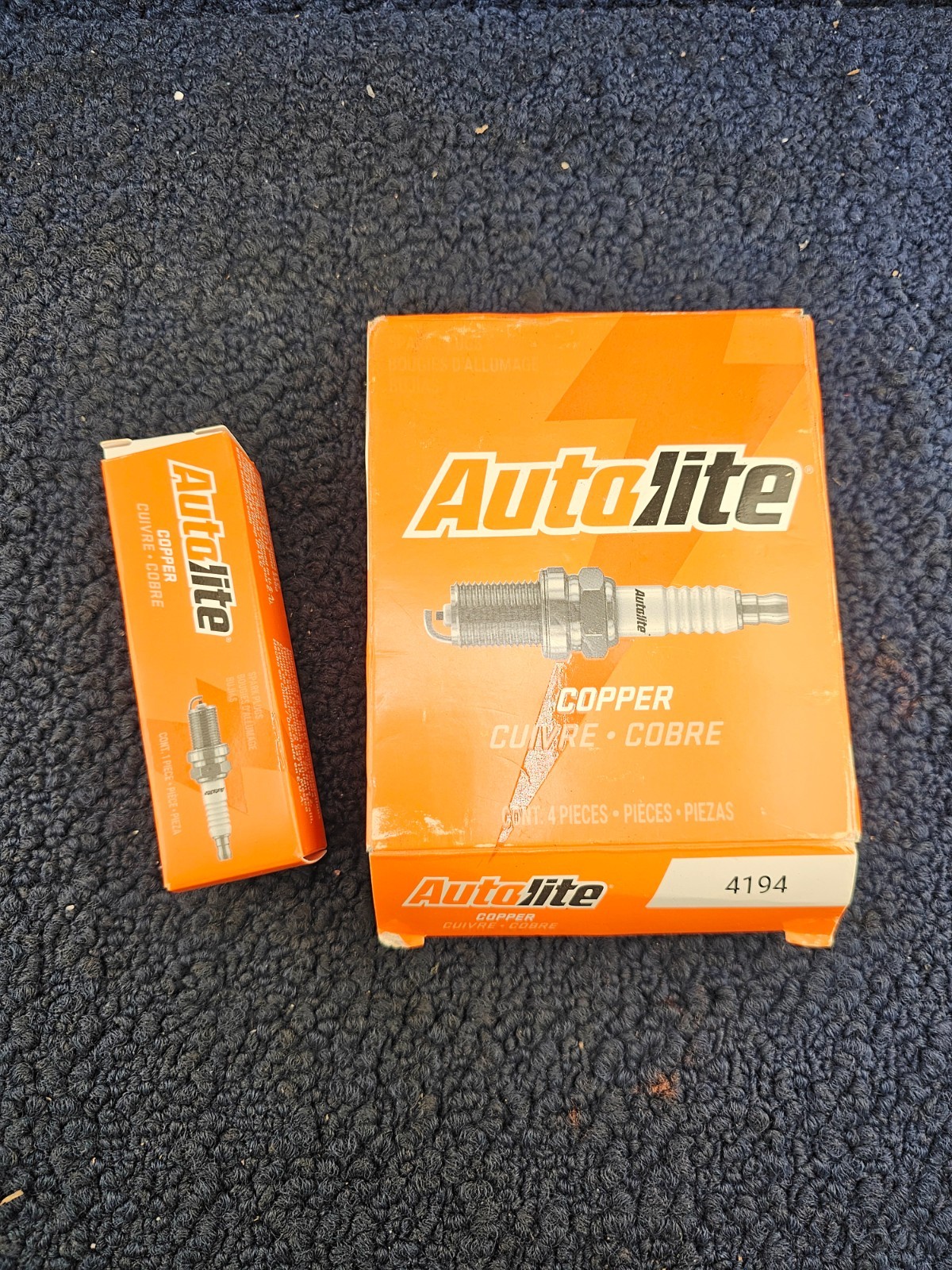 QTY 4 Autolite 4194: Spark Plug Copper For 1963 Arnolt-Bristol Bolide