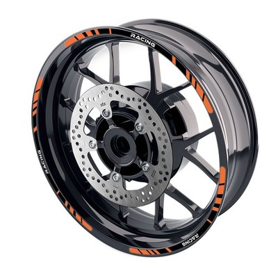 P02B For Aprilia MANA 850 2007-2018 Orange Rim Wheel Sticker 17 16 15 14 13 12 1