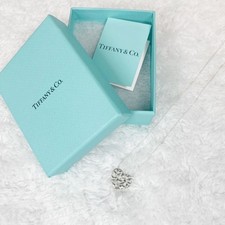 Collana cuore foglia oliva Tiffany & Co. Paloma Picasso collana Ag925 con sca...