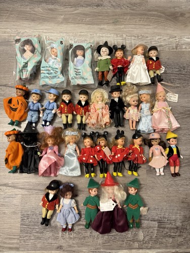 Lot of 32 Vintage Madame Alexander Disney Character Mini Dolls McDonalds