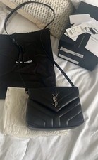 YSL Toy Loulou Bag Black With Silver Hardware Brand New