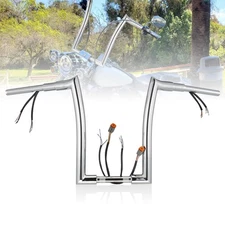 14" Pre-wired 1.5" Handlebar for Harley Softail Dyna Road King Fat Boy 1996-2006