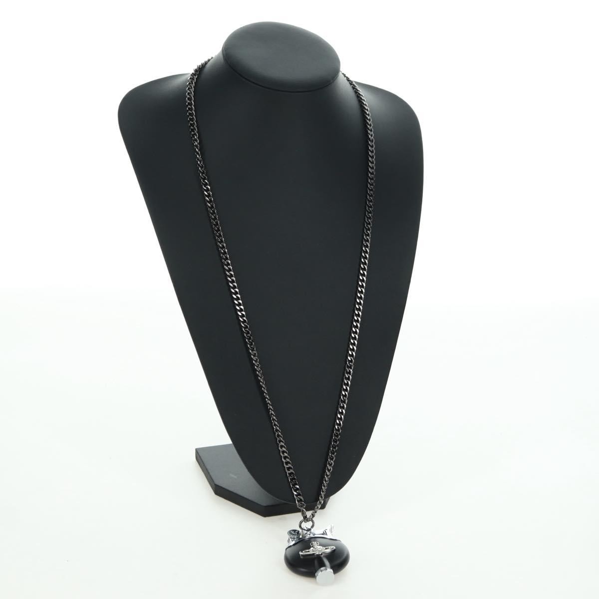 Vivienne Westwood Lighter Necklace metal Black Auth YKZ1404A | eBay