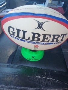 NEW Gilbert Official England Rugby International Replica Ball Size 5 NEVER USED 