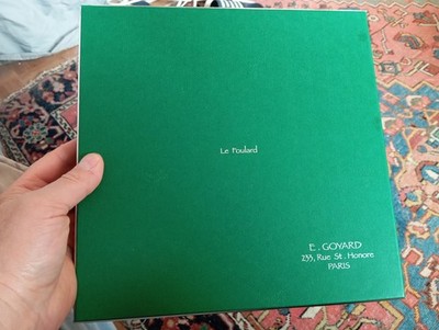 Leerkarton mit Band Le Foulard E. Goyard, 233 rue St; Honoré Paris