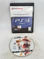 NCAA Basketball 10 Sony PlayStation 3 PS3 Disc  + Gamestop Case Tested *READ*