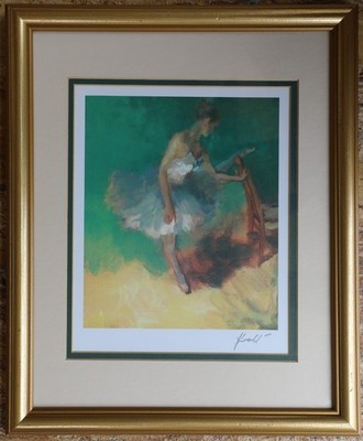 Seriolithograph Hua Chen Ballerina Free shipping