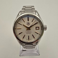 TAG HEUER CARRERA LADIES WATCH WAR24XX-CS STEEL SWISS AUTOMATIC. NEEDS SERVICE. 5