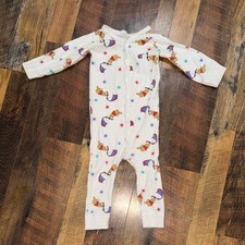 Kids Vintage Winnie The Pooh Button One Piece Pajama 12 months baby