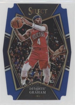 2021-22 Panini Select Premier Level Blue Prizm Die-Cut /249 Devonte' Graham 1u6