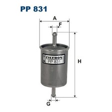 Kraftstofffilter für Opel Monterey A M92 B M98 Monza 22 Omega V87 | 24162296