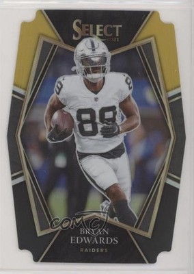 2021 Panini Select Premier Level Black & Gold Prizm Die-Cut Bryan Edwards 0po6