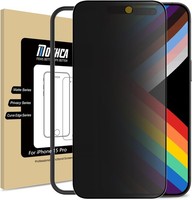 Mothca Matte Sichtschutzfolie Iphone 15 Pro 9H Blendschutz Anti-Fingerabdruck