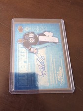 Connor Hellebuyck Signed Full Force Blue Print Rookie Card BP-CH Rare. rookie card picture