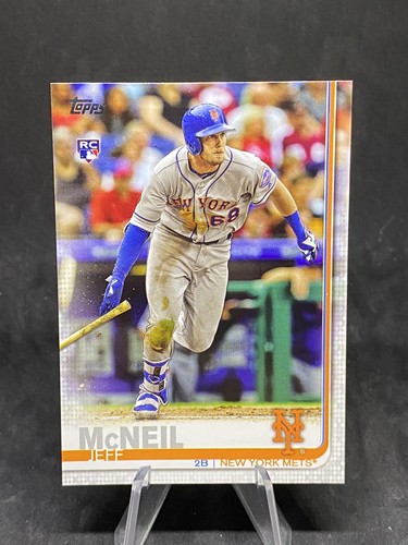 Jeff McNeil 4 RC Lot 2019 Topps Series 1 Rookie Card #281 New York Mets - Picture 4 of 6